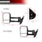 Spec-D Tuning 07-10 Chevrolet Silverado 07-10 Silverado Towing Mirrors - Manual RMX-SIV07-M-FS - alternate 3